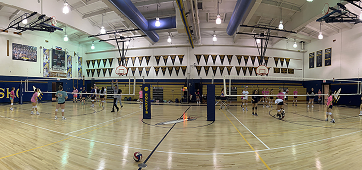 Rockets Volleyball Practice